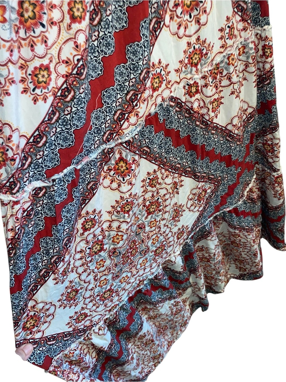 Torrid Challis Tiered Maxi Dress Cottagecore Fairy boho vacation sun done - Picture 9 of 11